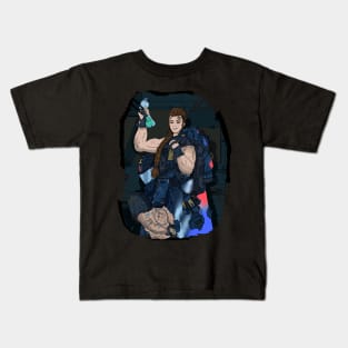 brigitte as riot police. Kids T-Shirt